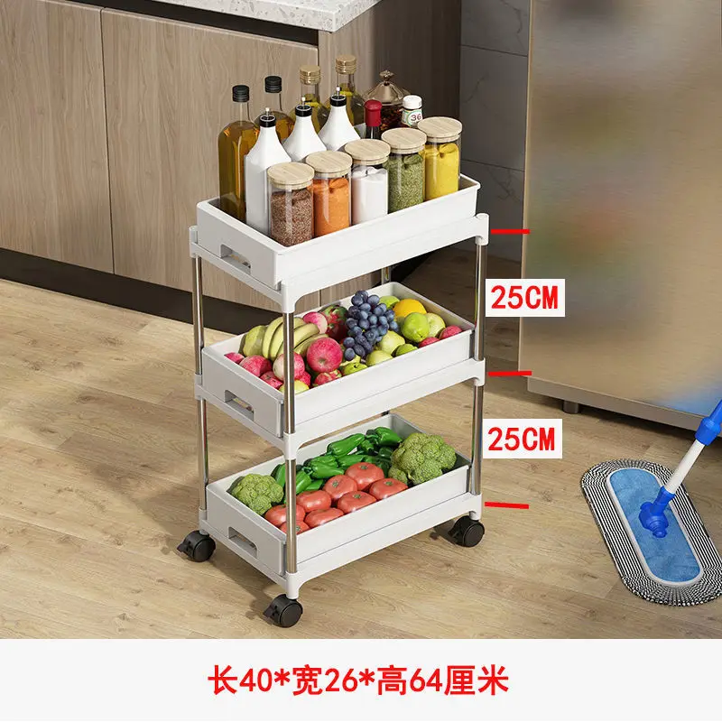 Kitchen underwater drawer pull out cabinet floor to ceiling gap collection fruit vegetable storage rack