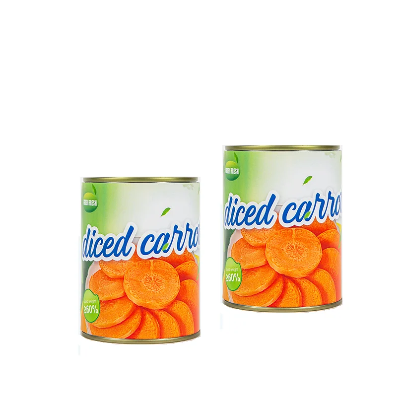 new season canned food canned vegetable canned carrot slices/dices/strips in brine in tin