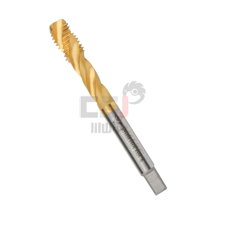 
WQ American Cleveland spiral tap high speed steel cobalt machine tapping thread titanium coated tap M2-M24 