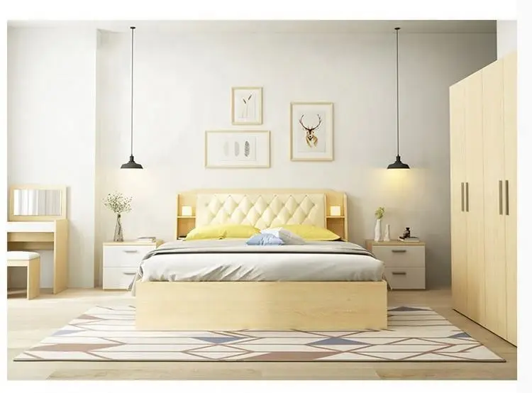 New Storage Cabinet Design Floating Wooden Nightstand Bed Side Table