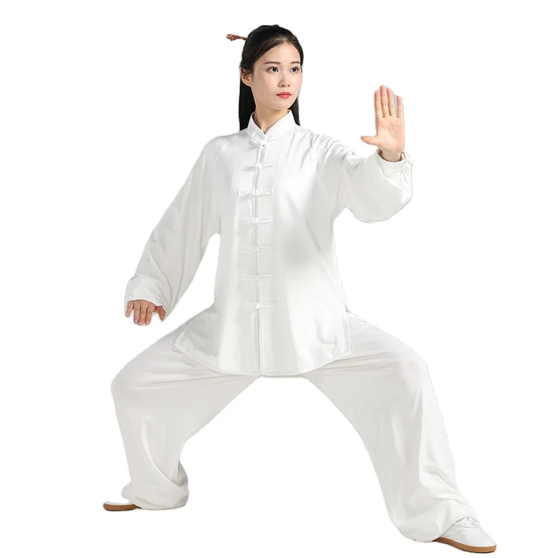 Оптовая продажа, новая модная одежда для упражнений в стиле тайчи, одежда для боевых искусств Конг-фу, унисекс, униформа