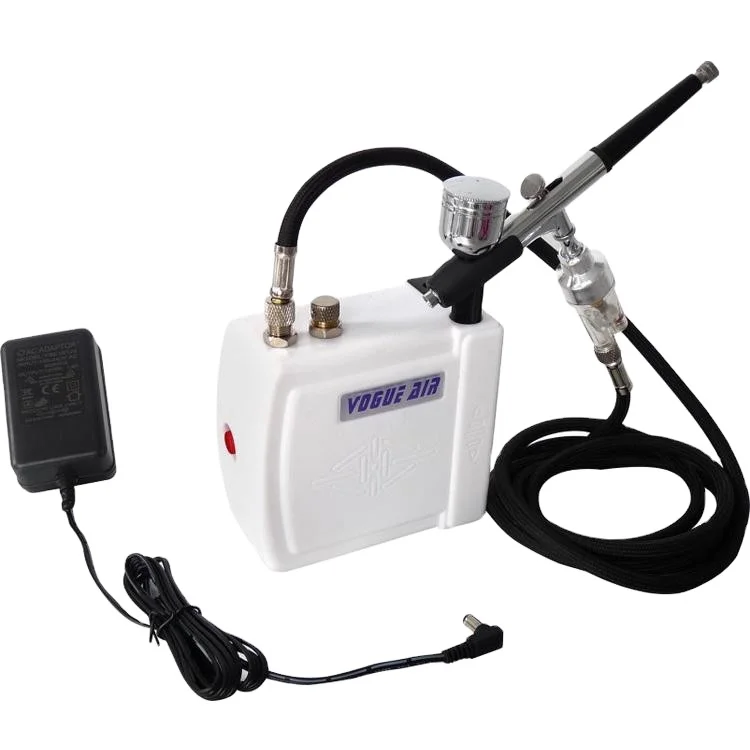 Portable Mini Air Compressor for Painting Spraying 3D Printing Models Airbrush