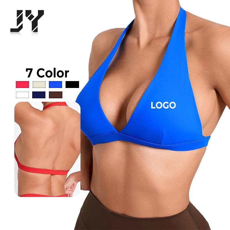 Joyyoung Popular summer open back sports bra high impact sports bra gym fitness sets sexy beautiful back fitness yoga bra