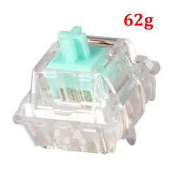 DUROCK L2 Linear Switch 62g 67g Gold Plated Spring Creamy Green Aqua Teal Linears L Series V2 Line Mechanical Switches