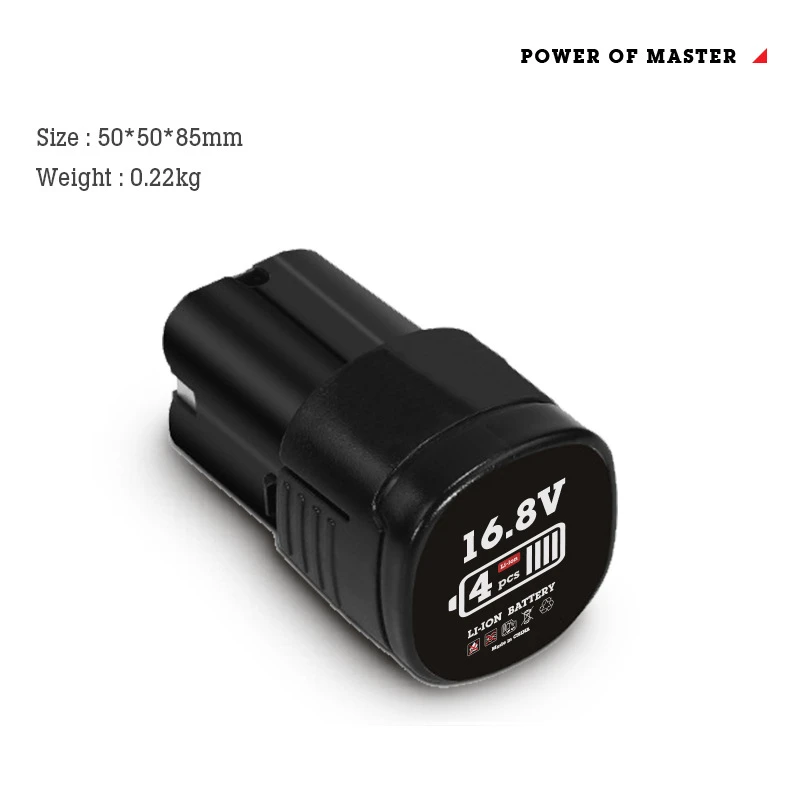 Promotional High Quality 12 16.8v 21v Cordless Electric Drill Battery