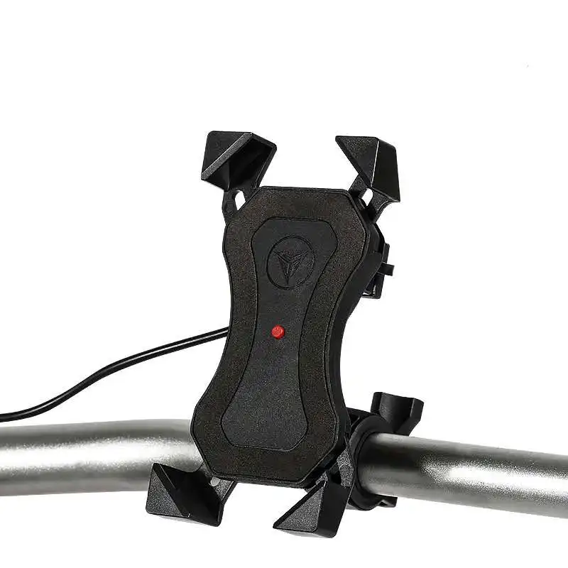 USB  Motorcycle Holder Phone Mount Easy Lock