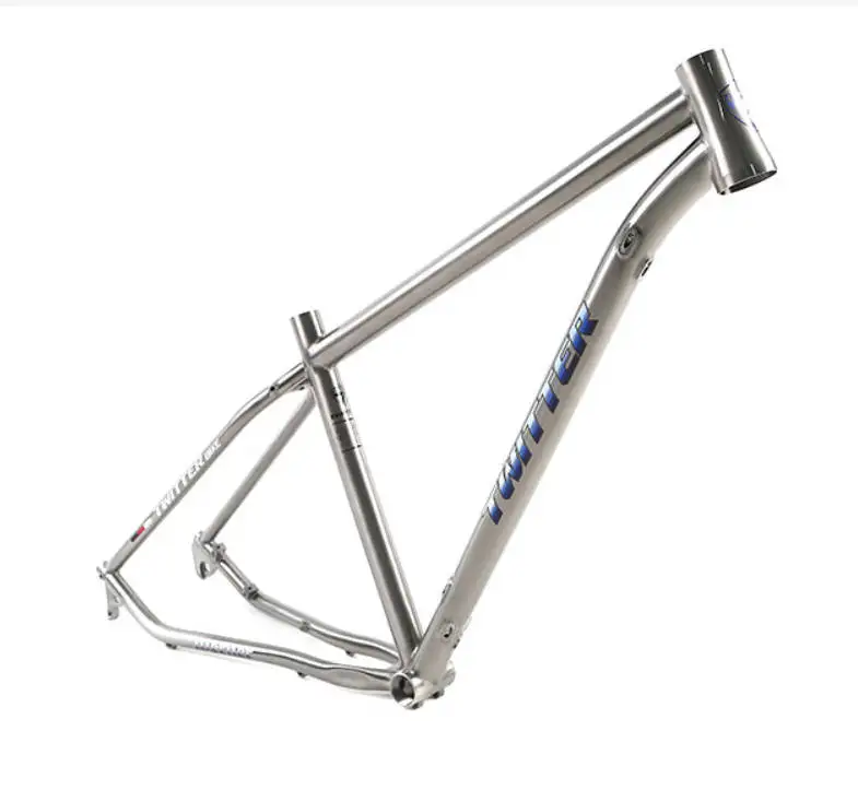 OEM High Quality TWITTER WERNER Adult Disc Brake 27.5 29 Inch Titanium MTB Mountain Bike Frame Bicycle Frame
