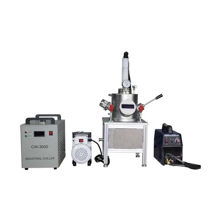 Lab Small Amount Metal Tungsten Electrode 3000C Vacuum Arc Melting Furnace