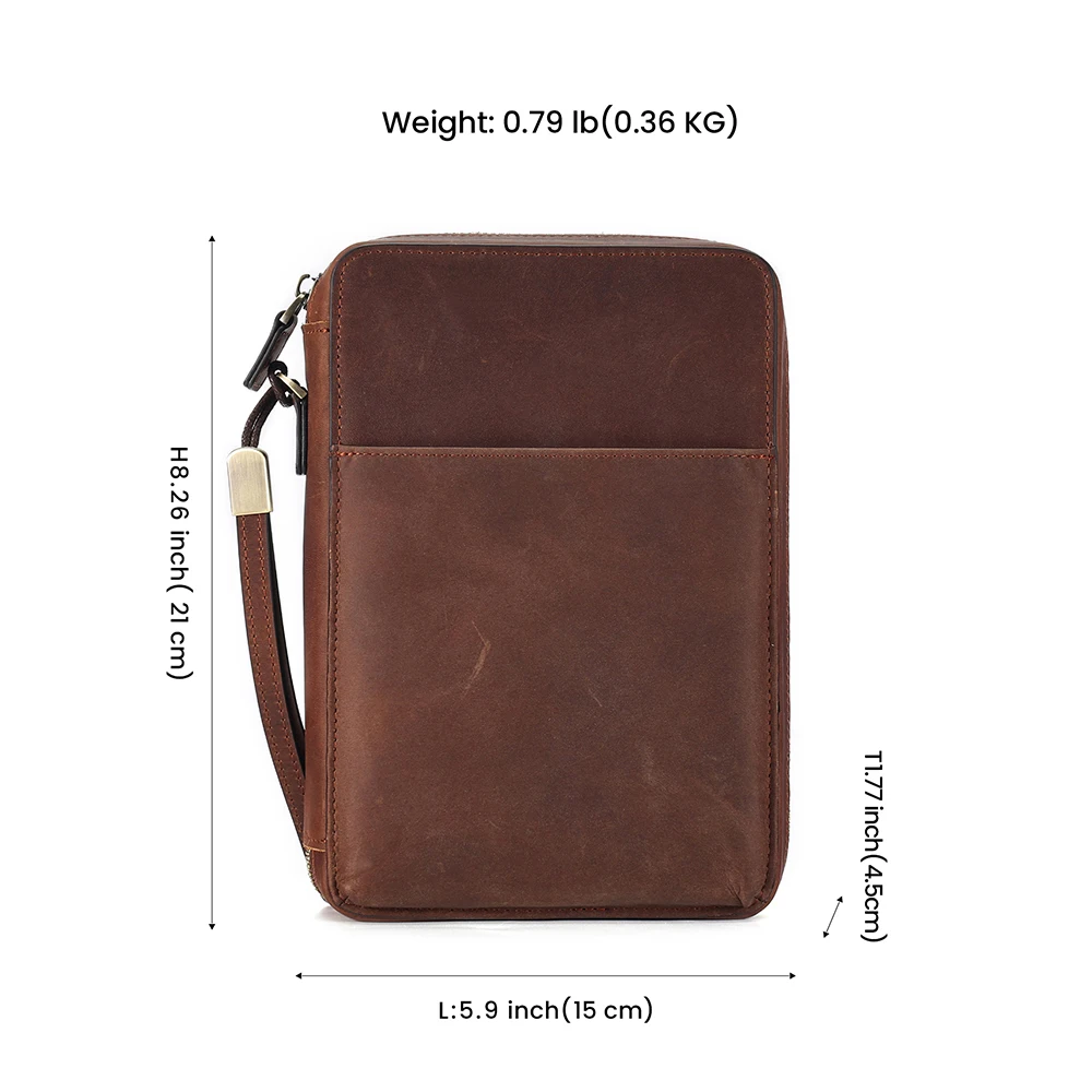 Luxury Real Leather Small Smoking Waist Cigarette Case Vintage Cowhide Leather Cigarette Case Hook Belt Fanny Bag
