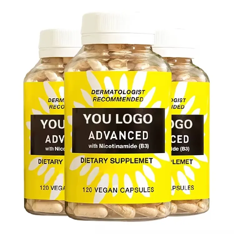 120 Capsules Nicotinamide Vitamin B3 Capsule Support Skin Health And Protect Against For Aging Vegan Vitamin Supplements Capsule