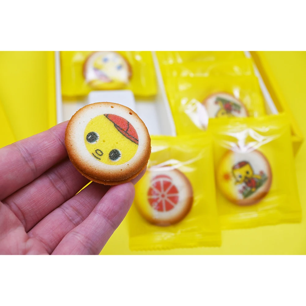 Japanese butter crispy biscuit with standard individual packaging