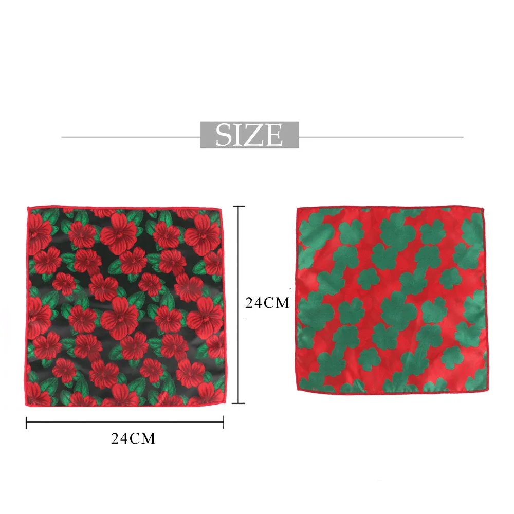 Groom Wedding Necktie Wholesale Mens Ties Red Floral Bowtie Handkerchief Suits For Party Banquet Cheap Custom Tie Black Cravat