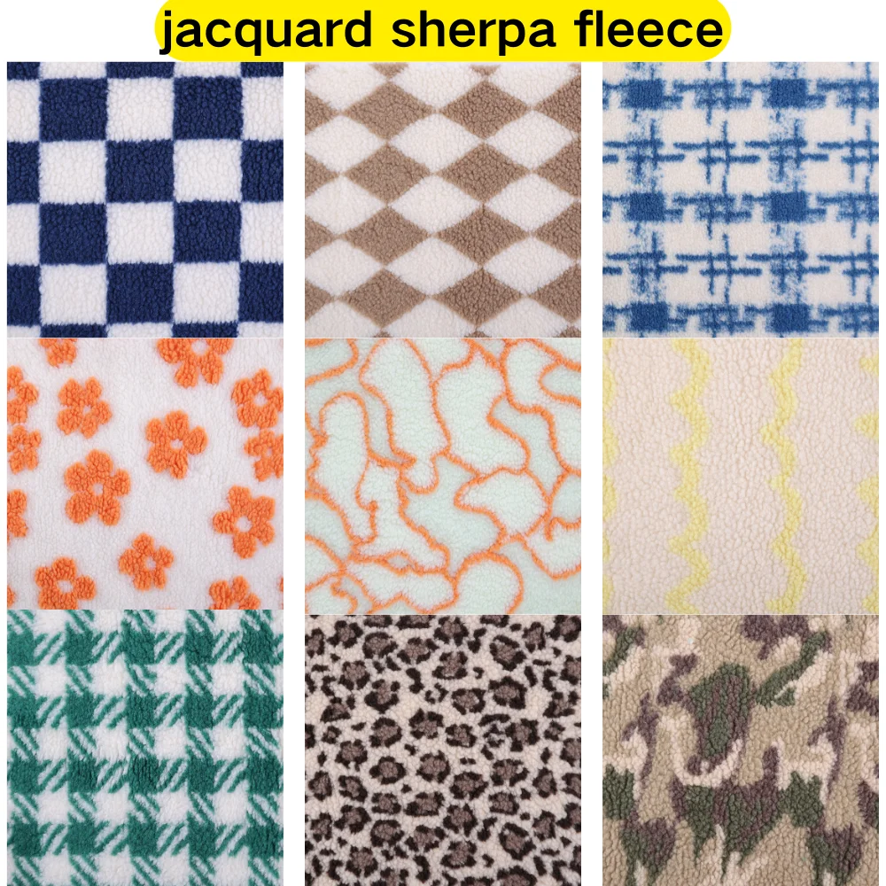 New Arrival Soft Bathrobe Polyester Spandex Water Absorption Jacquard fleece Waffle Double Knit Fabric