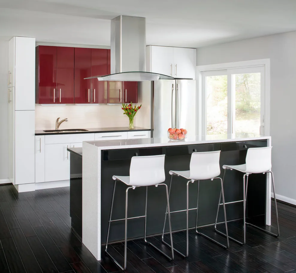 ORIENT Modular Custom Apartment Kitchen Storage Cabinet Melamine Plywood MDF Furniture Solid Wood Sets Modular Kitchen Cabinet