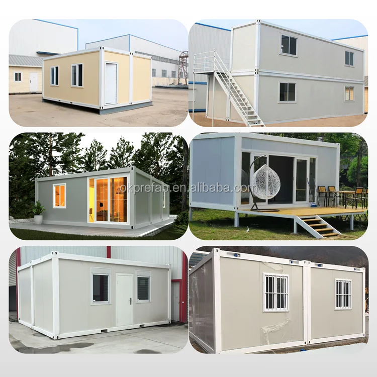 Factory Prices China Modular Ready Made House Prefabricated Tiny Kit Set Cabin Boxable Homes Detachable Container House For Sale