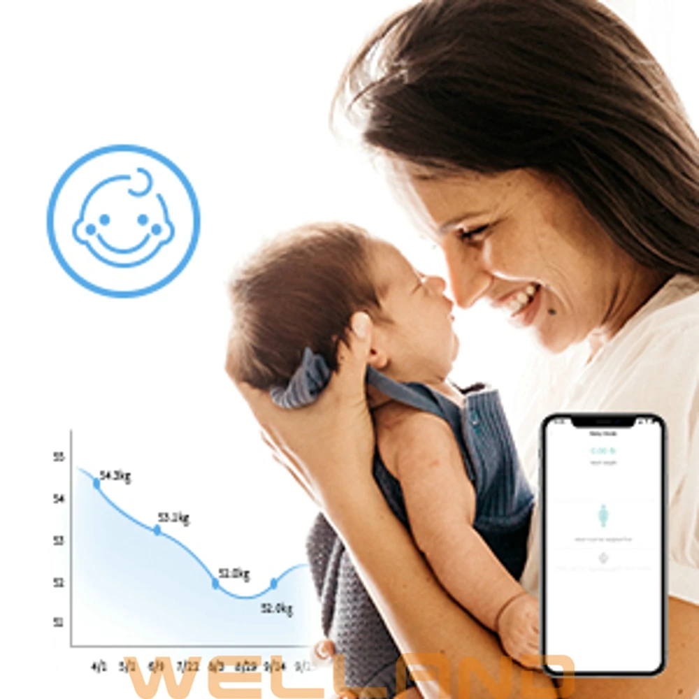 Mom & Baby Weighing Scale Accuracy to 50 Kg for