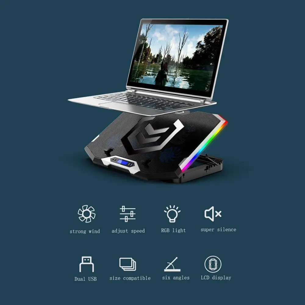 new arrival gaming laptop cooling cooler pad