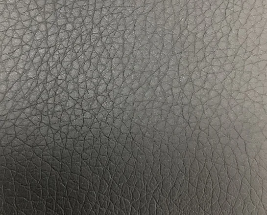 0.8MM Black Faux Leather Semi PU Leather For Sofa