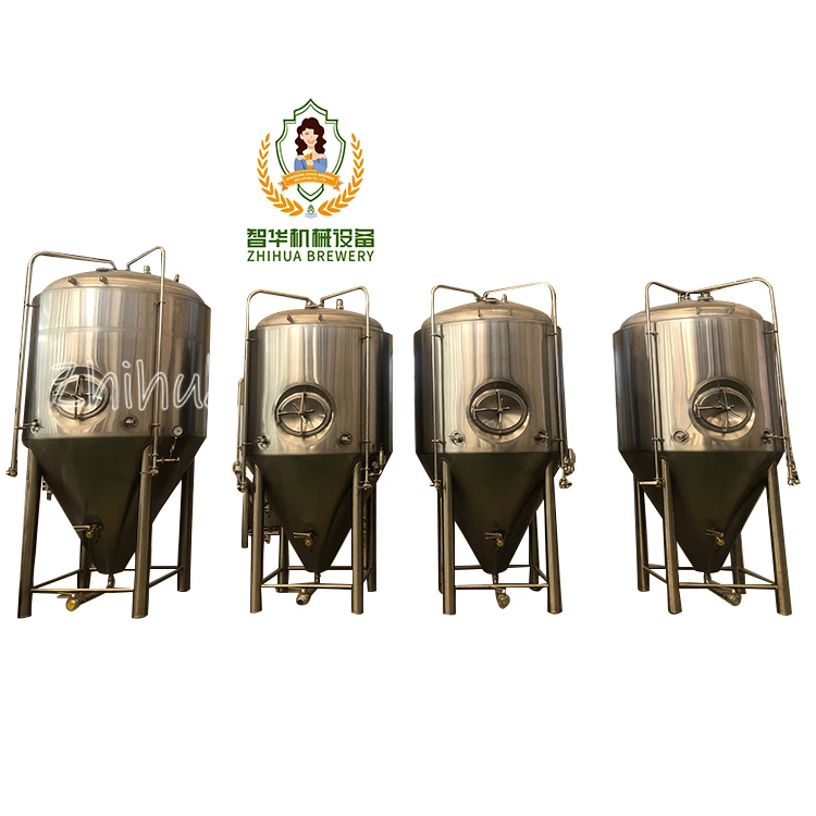 Custom High Quality 1200l Bright Beer Tank Cooling Jacket Conical Beer Fermenter Price