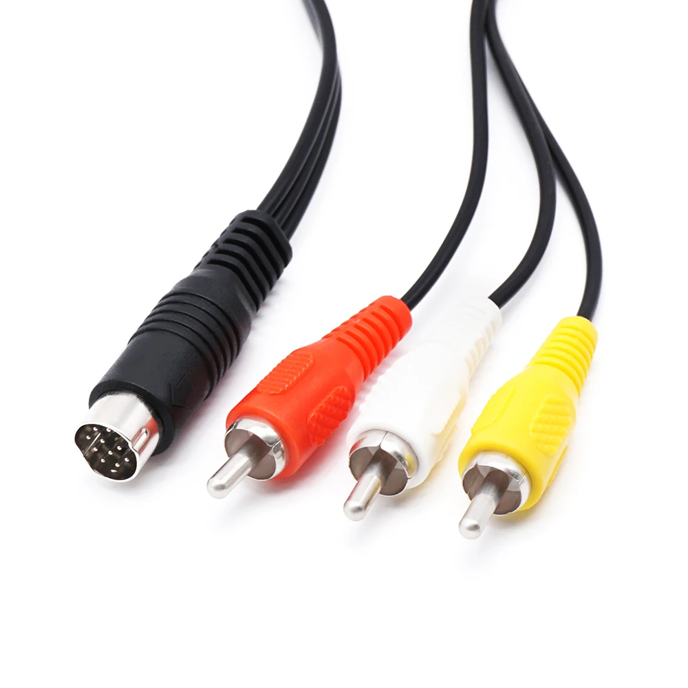 AV Audio Video Cable Composite 3RCA for se ga saturn Console