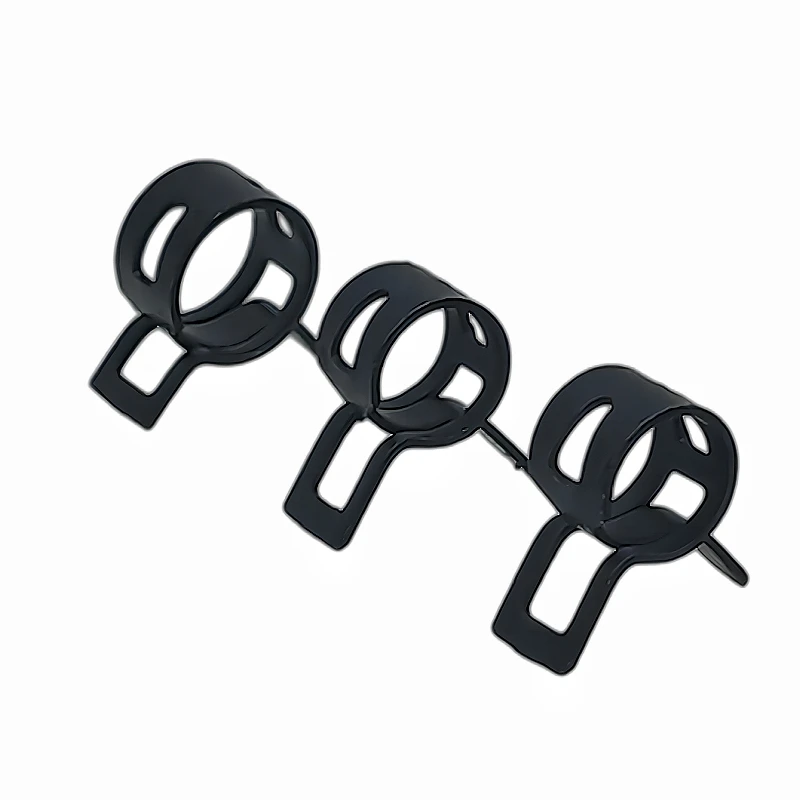 OEM Manufacturer Customized Stainless Steel 304 Stamping Parts Hose Clamp Adjustable Steel Band Spring Hose Clip For Tube Parts