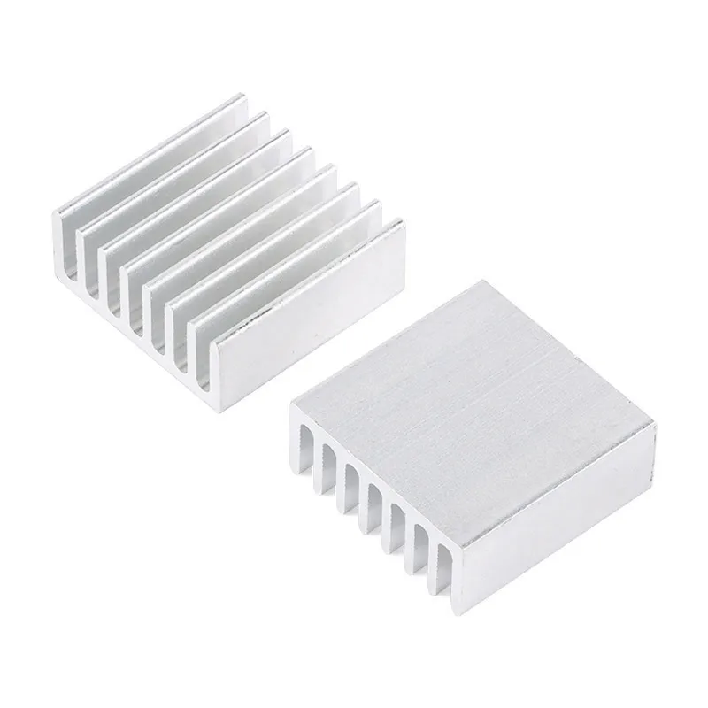 10Pcs/set 25*25*10mm Heatsink Cooling Fin Radiator Aluminum Cooler Fan Heat Sink 25X25X10mm for CPU Route Computer PBC Module