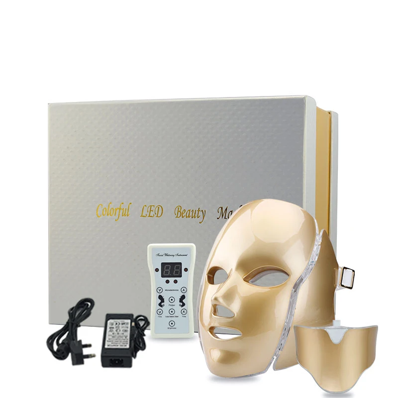 Оптовая продажа от производителя, светодиодная фотонная световая терапевтическая светодиодная маска 7 цветов