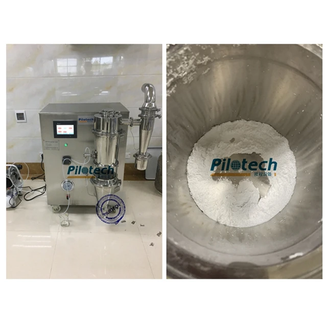 Atomizer milk prix lab scale spray dryer with the fluidized bed drying function