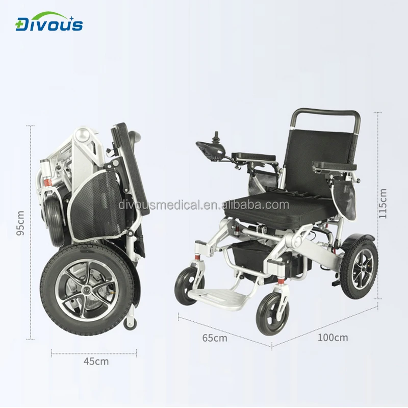Best seller Bluetooth remote control folding electric  power wheelchair for the elderly people disabled wheelchair with CE