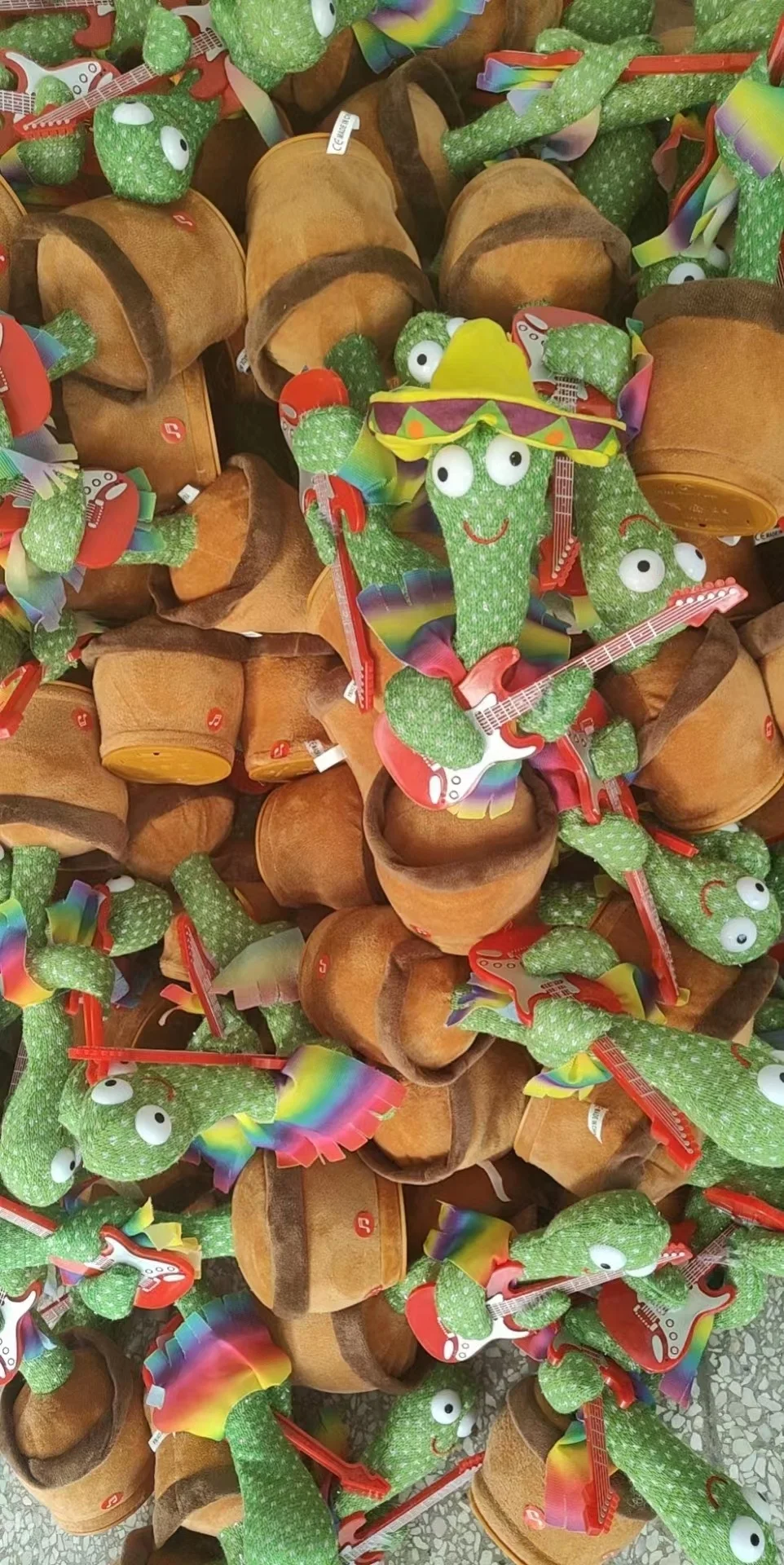 Новинка оптовая продажа детская Милая аккумуляторная батарея зарядка usb имитация танца говорящая игрушка кактус