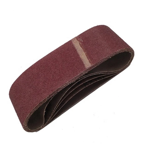 100 x 610 mm 120 Grit - Pack of 5 Aluminum Oxide Sanding Belts