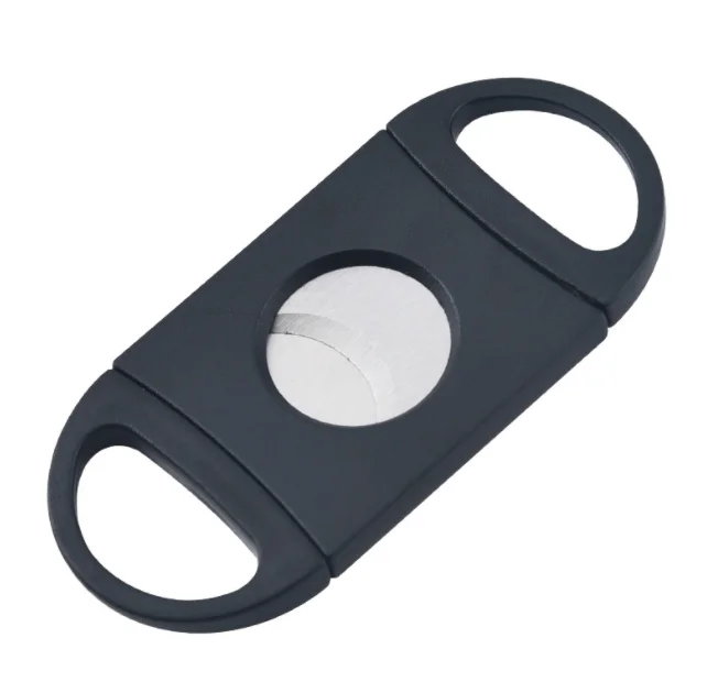 2022 Amazon Best Sale Cutter Cigar Double Blade Drop Cigar Scissor Plastic Metal Custom Logo Cigar Cutter