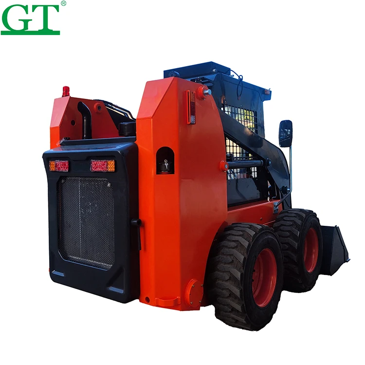 Wholesale Engine Diesel Mini skid Steer loader Bucket  Mini Compact Track Loader Skid loader