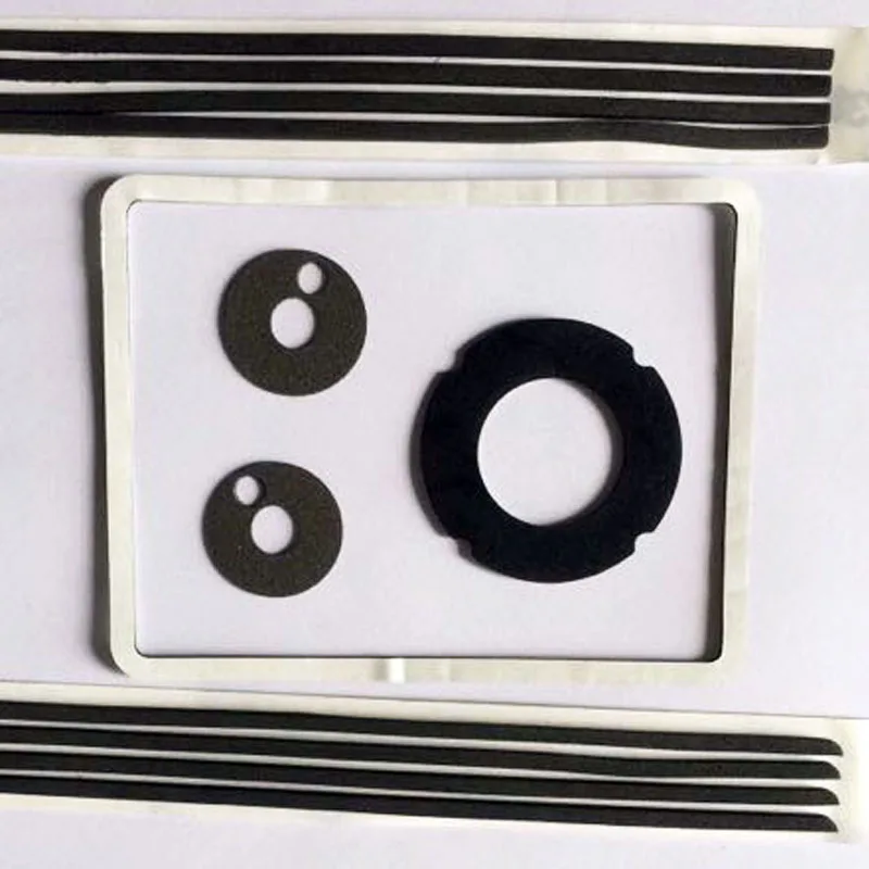 Customized cutting adhesive silicone rubber conductive gasket,customization of different sizes conductive silicone gaskets