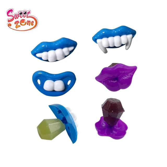 Halloween Devil Teeth Diamond Lollipop Hard Candy