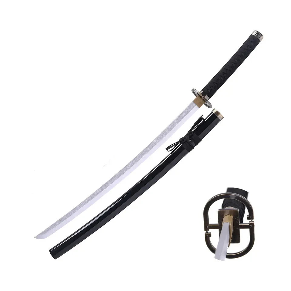 Minghu Animation  Ichimaru Gin Cosplay wooden Sword amboo blead for Collection toy swords