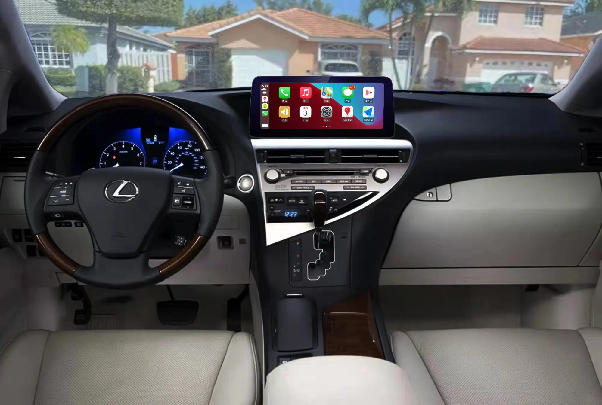 Автомобильный Dvd-плеер CARSOUL 12 3 дюймов 64 ГБ для 2011 2014 Lexus Rx 350 Rx450h Rx350 Rx330
