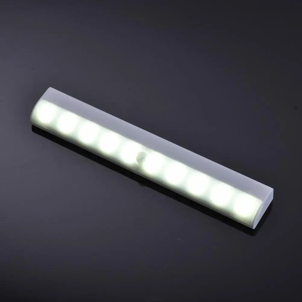 10 LED PIR Motion Body Sensor Wireless Light Lamp Portable Closet Cabinet Night Light 10led human body induction light