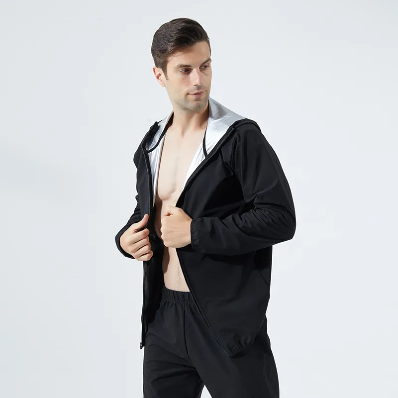 Sauna Suit Slimming Weight Loss Waist Belt Best Quality Long Sleeve Plus Size Body Sauna Suit Pants