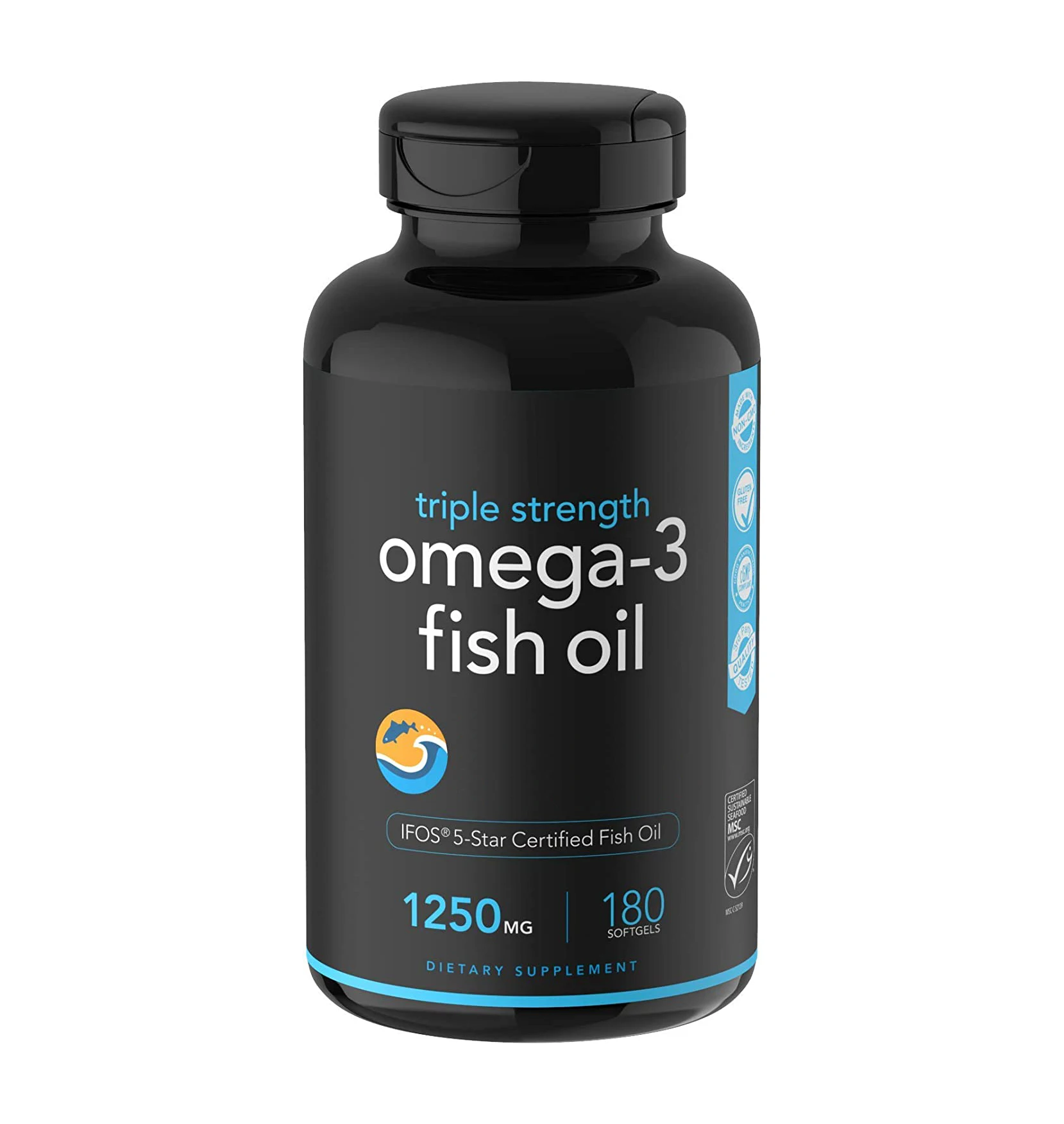 OEM ODM Private Label Fish Oil Capsules Omega 3 Heart Brain Joint Support Fish Oil Softgels GMP Certified