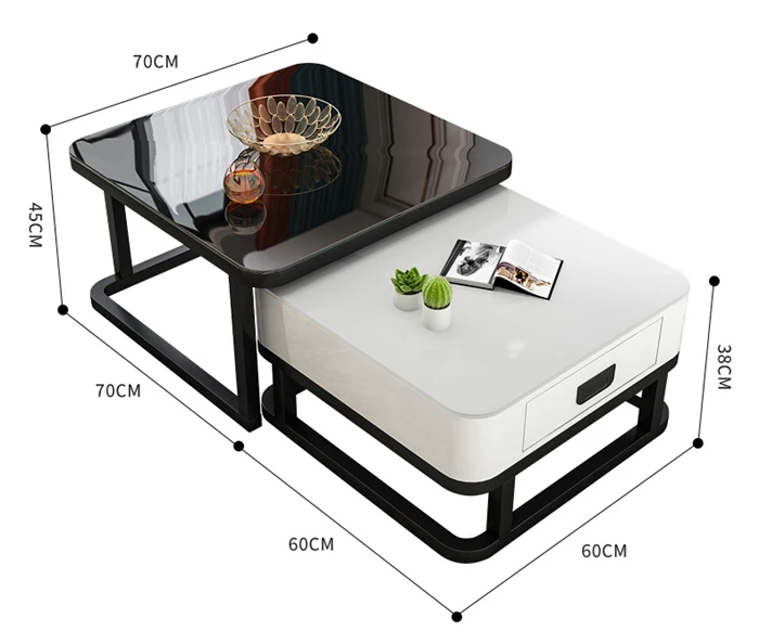 TV Cabinet Combination Set Luxury Modern Simple Coffee Table Living Room Furniture