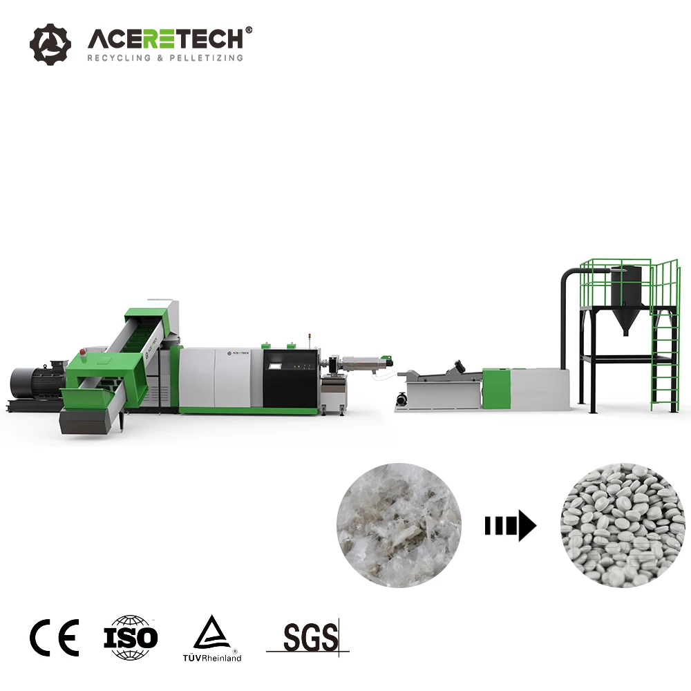 Customized ACS-H1200/160 Baby Diaper Non Woven Plastic Pelletizing Machine Pet Recycling Machine Price