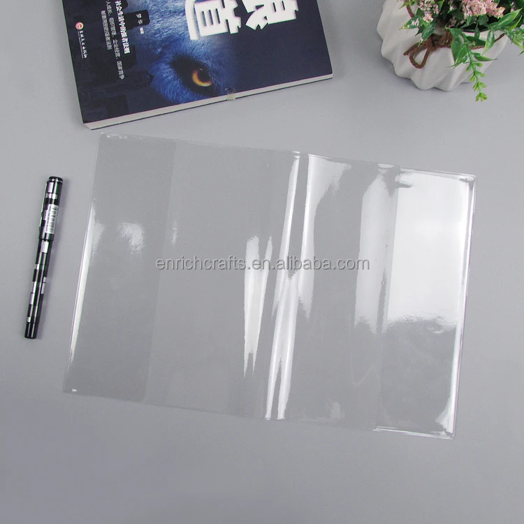 Forros Mica Clear Transparent Hot Selling A5 A6 Plastic A 4 PVC Book Sleeve Covers Notebook Book Cover for Budget Binder Planner