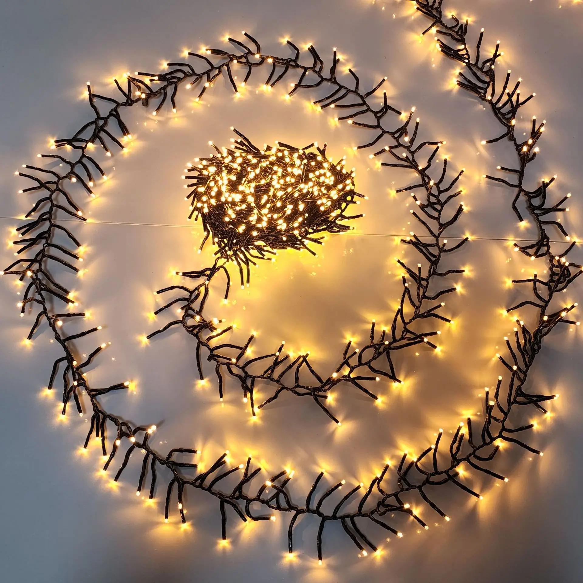 Led Firecracker Led String Light Garland Christmas Lights Compact String 480 Led Cluster Fairy Light Garland