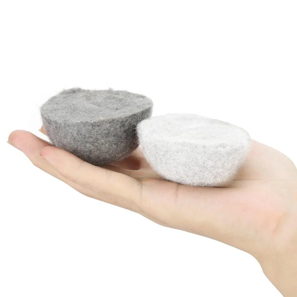 Wholesale 2.5 Cm 6 Xl Durable White 100% New Zealand Organic 6 Pack Reusable Natural Softener Set Wool Dryer Balls For Laundry