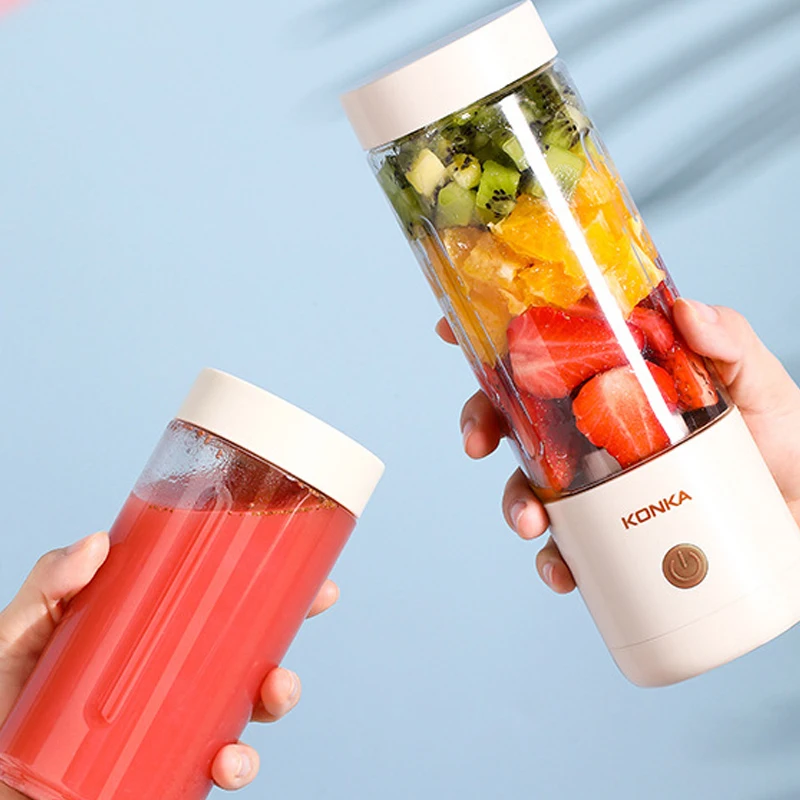 Konka portable juicer two leaf blade juice fast food juicer can let out my stuff package field