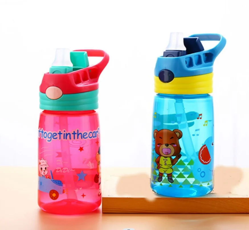 450ml Water Bottle Kids Sports Water Bottle Drinks Bottle Leak Proof Sport Jug Reusable Water Storage Container for kindergarten