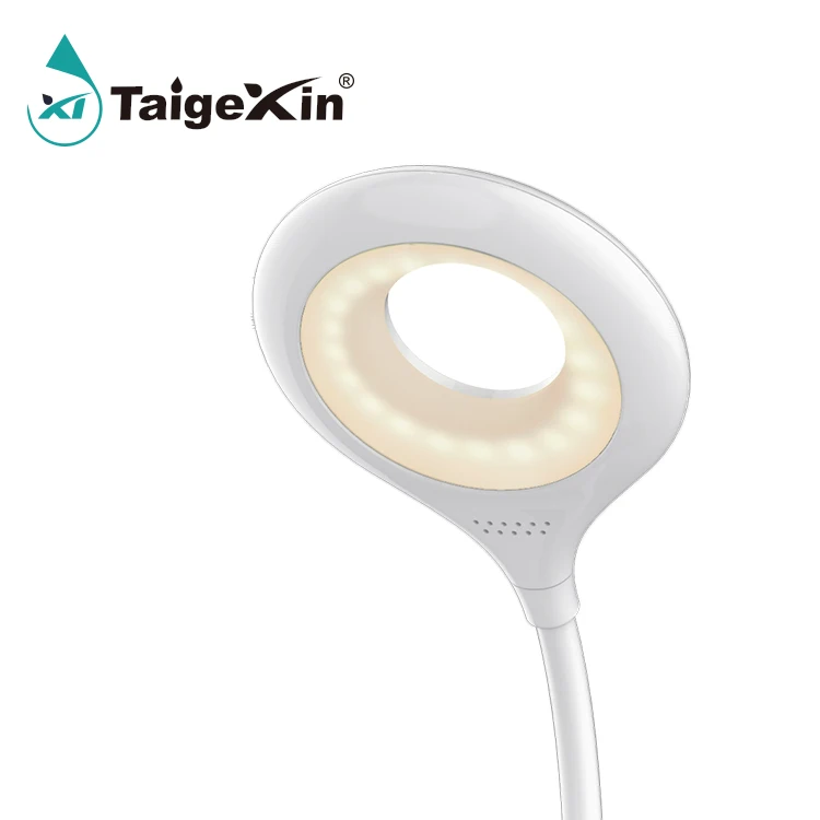 New table lamp with wireless charging flexible tube battery table lamp portable wireless table lamp