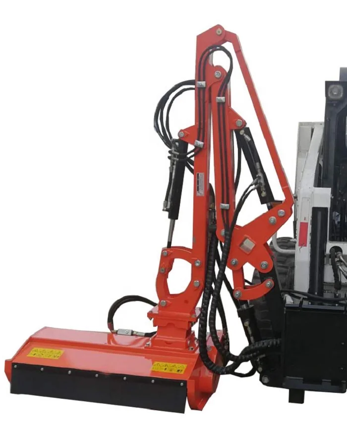 Rima PTO Flail Mower Hydraulic Driven Skid Steer Boom Arm Mower For Sale