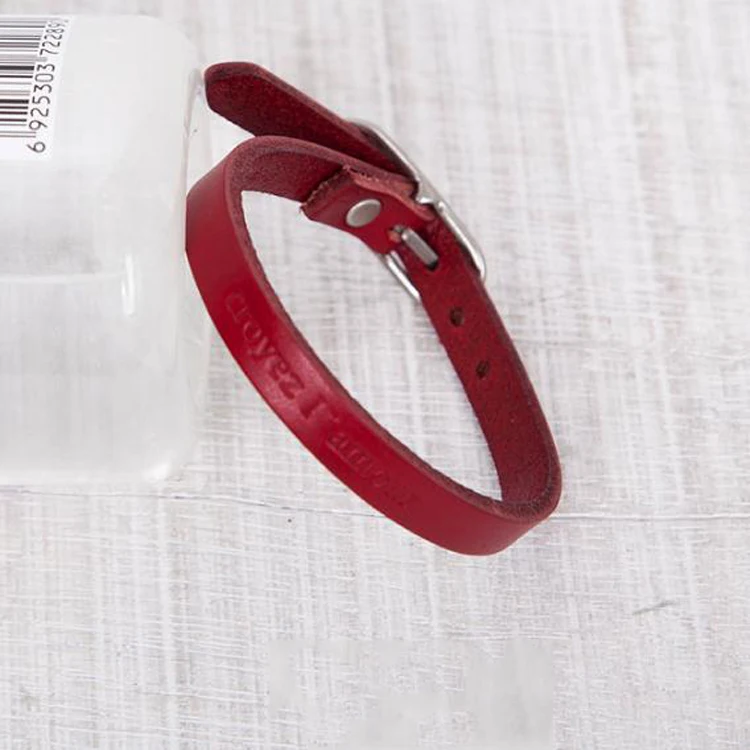 New Design Soft genuine leather custom Hand Belt Hand Ring  bracelet